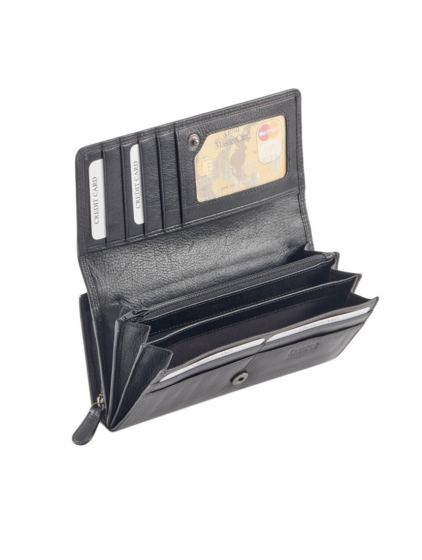 black leather wallet - 14666991 - Zoom Image - 4