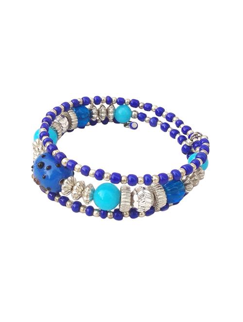 blue glass bracelet - 14667428 - Standard Image - 1