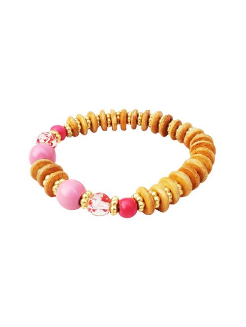 multi colored wood bracelet - 14667434 - Standard Image - 1