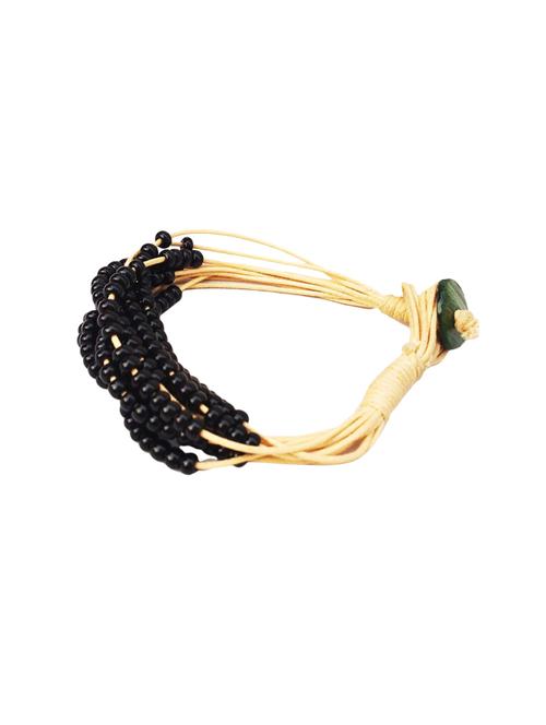 black glass bracelet - 14667436 - Standard Image - 1
