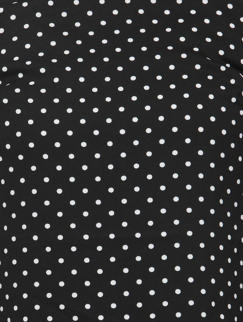cold shoulder bell sleeved polka dot top - 14668822 - Zoom Image - 4