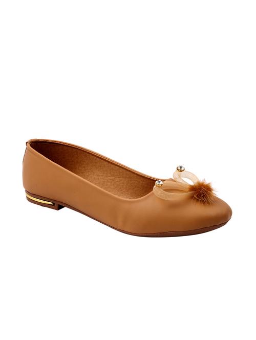 brown slip on ballerina - 14669563 - Standard Image - 1