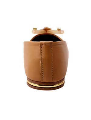 brown slip on ballerina - 14669563 - Standard Image - 3