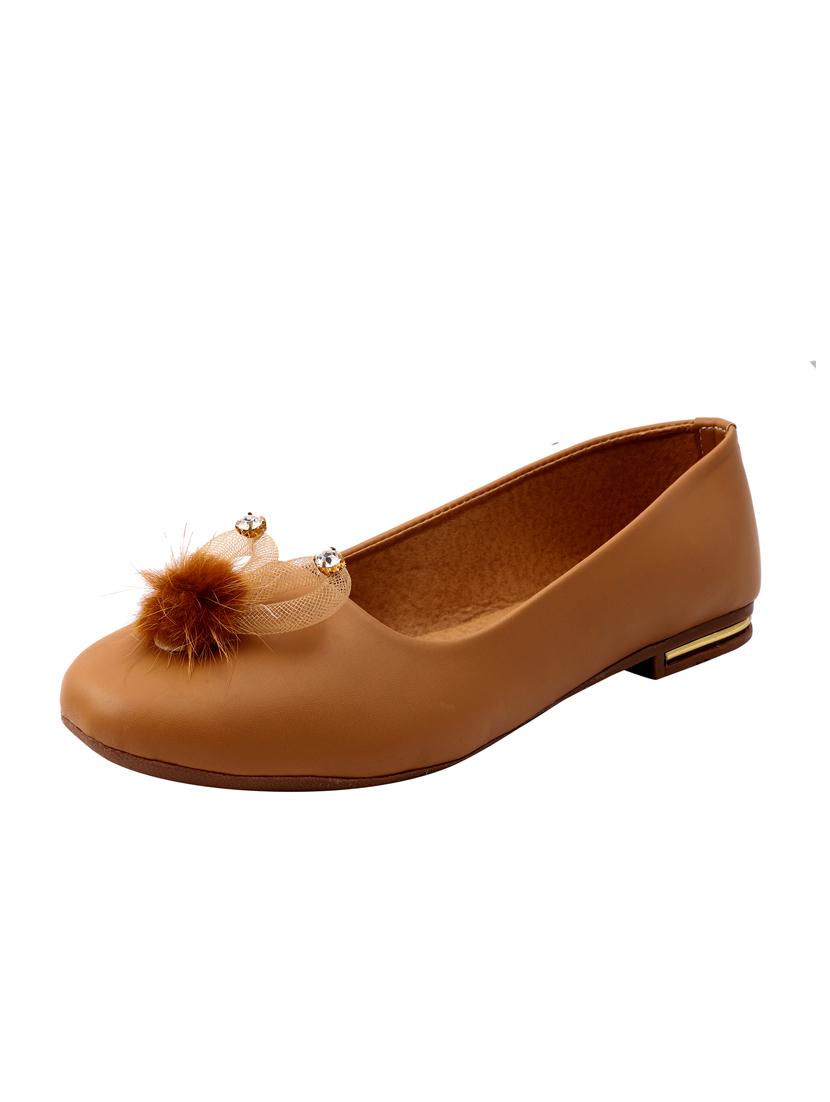 brown slip on ballerina - 14669563 - Zoom Image - 2