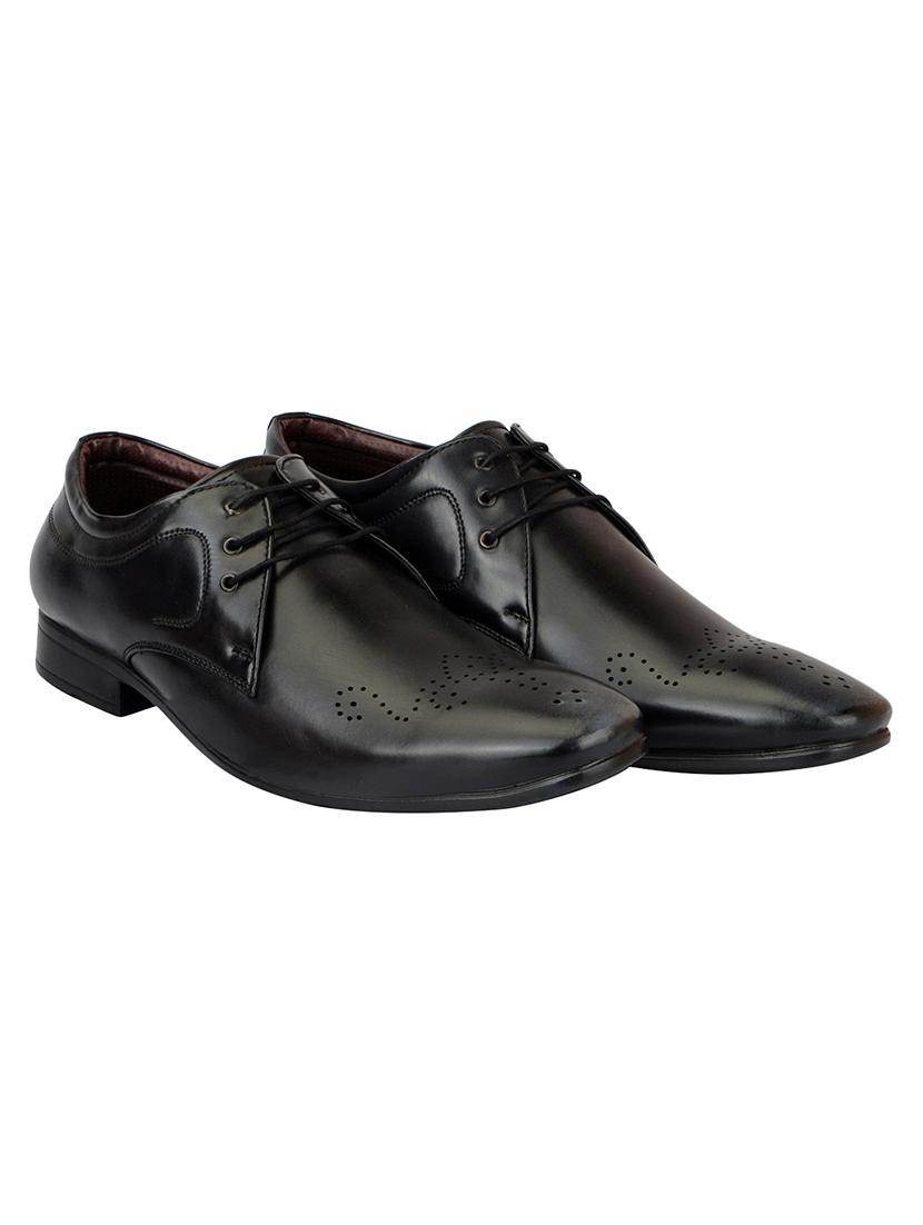 black leather formal derby - 14670247 - Zoom Image - 2