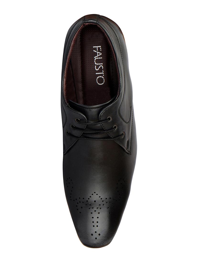 black leather formal derby - 14670247 - Zoom Image - 3