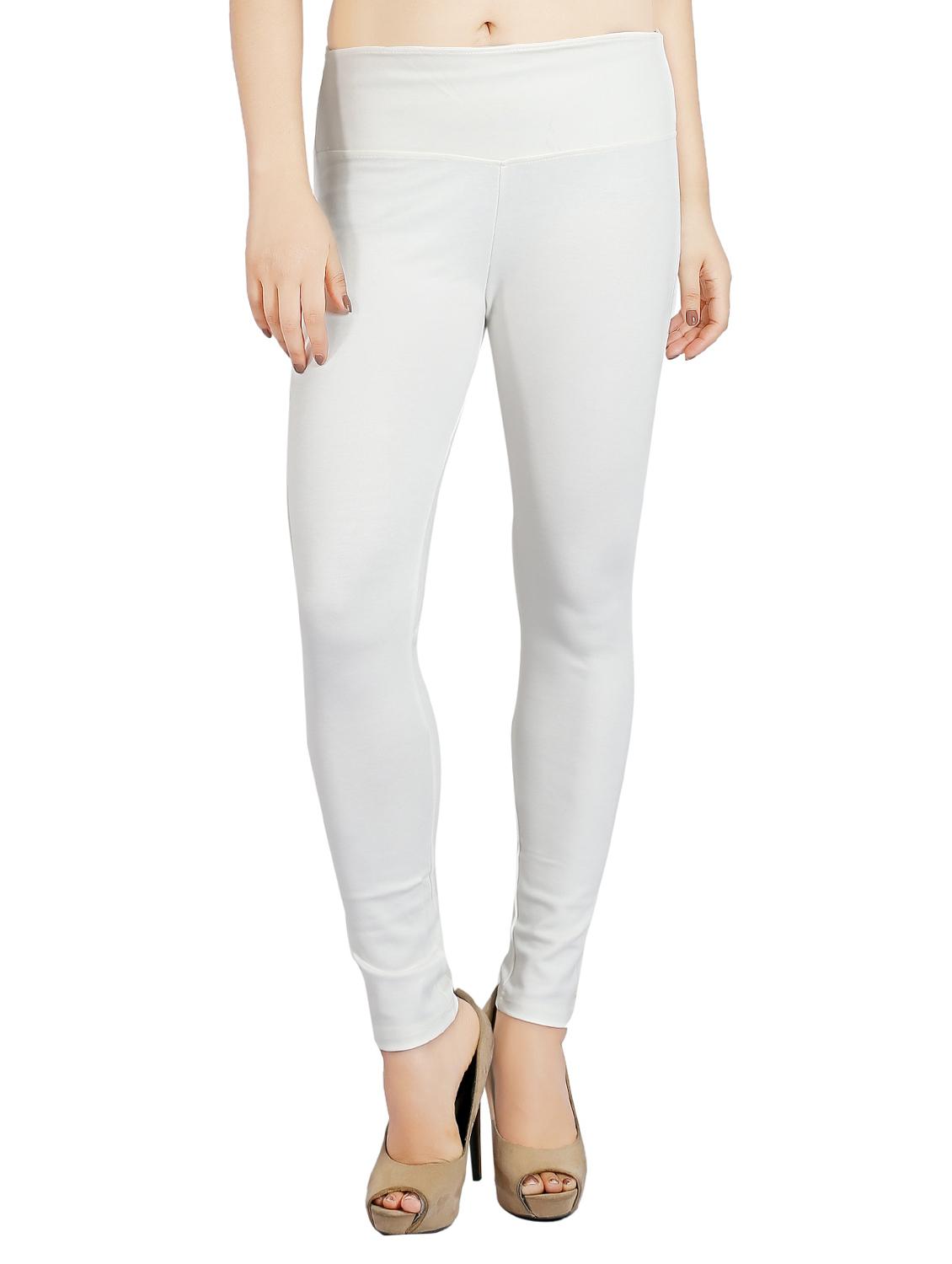 white cotton jeggings - 14673367 - Zoom Image - 1
