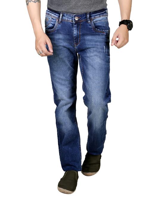 blue denim washed jeans - 14674477 - Standard Image - 1