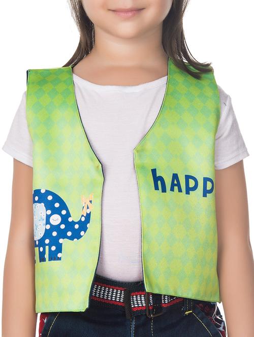 multi colored cotton blend waistcoat - 14674698 - Standard Image - 1