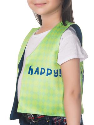 multi colored cotton blend waistcoat - 14674698 - Standard Image - 2