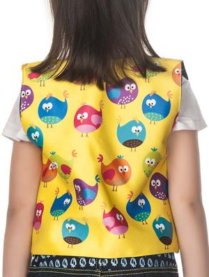 yellow cotton blend waistcoat - 14674701 - Standard Image - 3