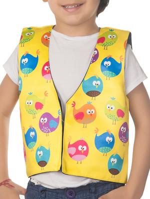 yellow cotton blend waistcoat - 14674701 - Standard Image - 4