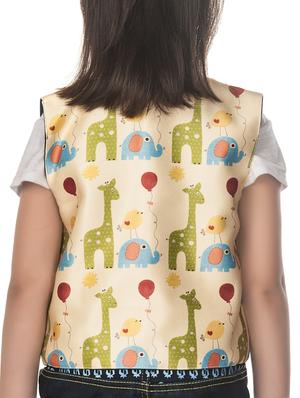 beige cotton blend waistcoat - 14674703 - Standard Image - 3