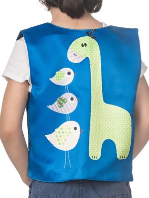blue cotton blend waistcoat - 14674709 - Standard Image - 6