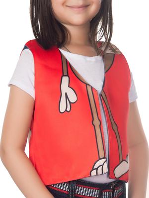 red cotton blend waistcoat - 14674716 - Standard Image - 2
