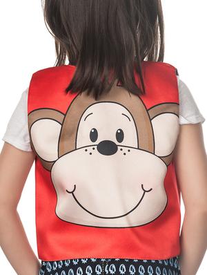 red cotton blend waistcoat - 14674716 - Standard Image - 3