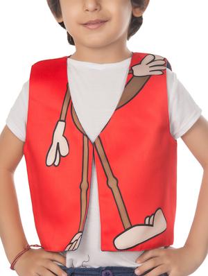 red cotton blend waistcoat - 14674716 - Standard Image - 4