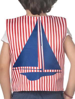 red cotton blend waistcoat - 14674723 - Standard Image - 3