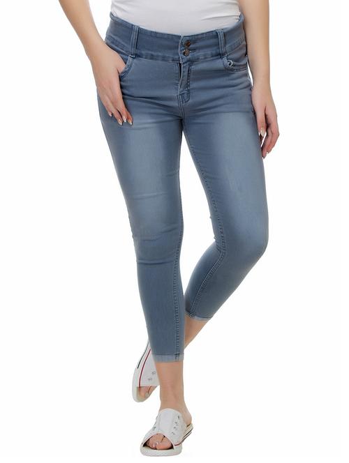 grey denim jeans - 14675667 - Standard Image - 1