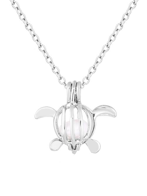 silver metal pendant - 14675814 - Standard Image - 1