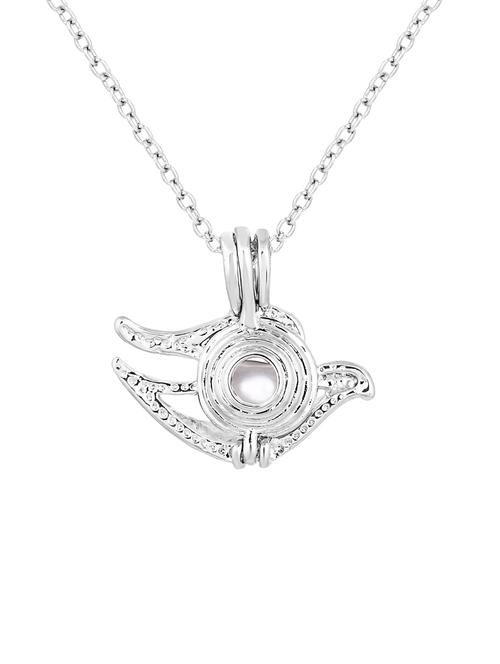silver metal pendant - 14675817 - Standard Image - 1