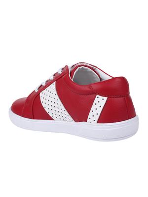 red leatherette sneaker - 14676403 - Standard Image - 3