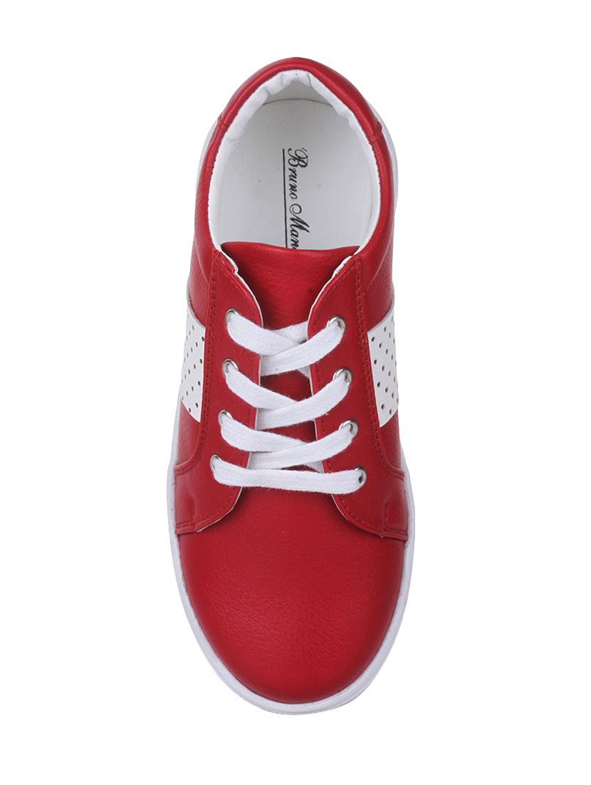 red leatherette sneaker - 14676403 - Zoom Image - 4