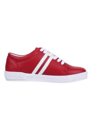 red leatherette sneaker - 14676404 - Standard Image - 2