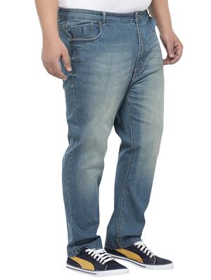 blue cotton plain jeans - 14679998 - Standard Image - 2