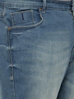 blue cotton plain jeans - 14679998 - Standard Image - 4