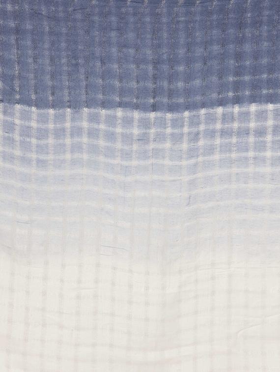 blue rayon scarf - 14680019 - Zoom Image - 2