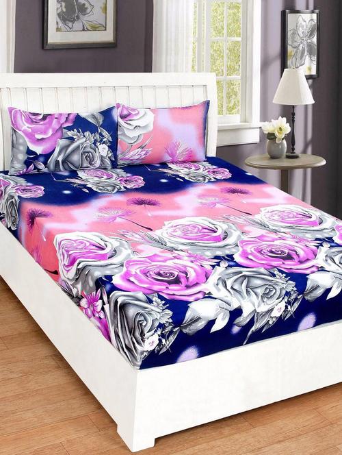 valtellina 3d 1 double bedsheet with 2 pillow covers 3dbd-005 - 14680103 - Standard Image - 1