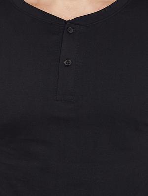 black cotton t-shirt - 14680359 - Standard Image - 4