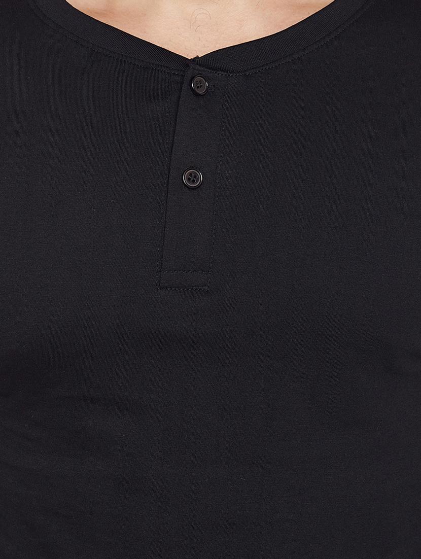 black cotton t-shirt - 14680359 - Zoom Image - 4