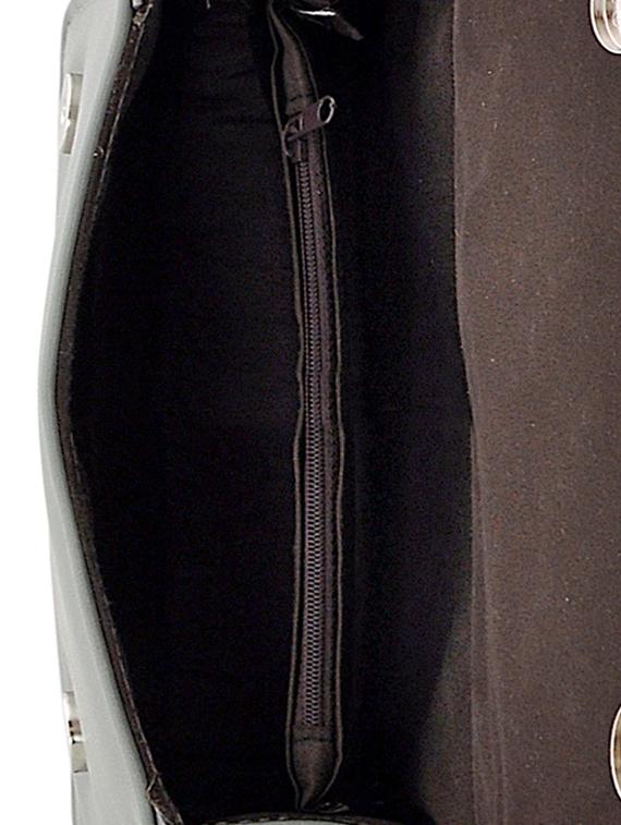 grey leatherette sling bag - 14680709 - Zoom Image - 3