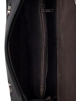 black leatherette sling bag - 14680711 - Standard Image - 3