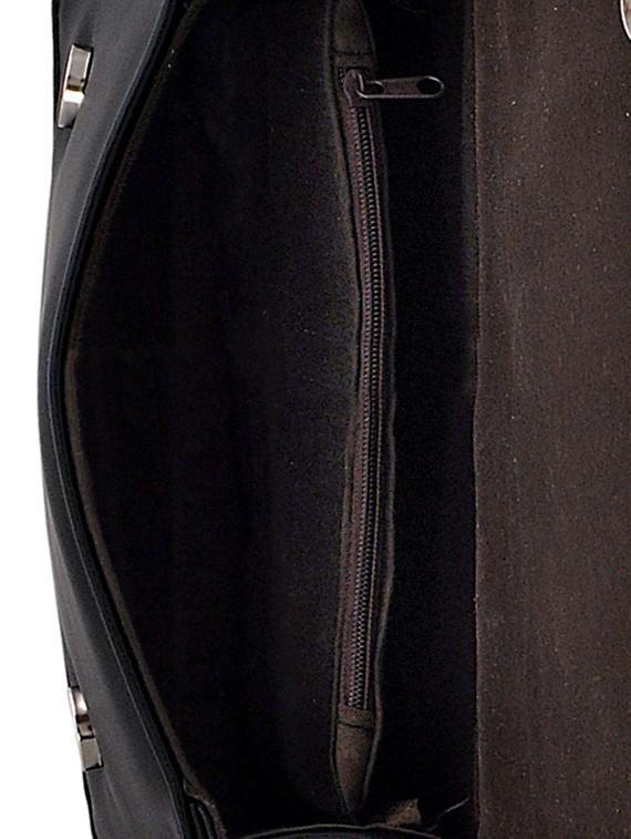 black leatherette sling bag - 14680711 - Zoom Image - 3