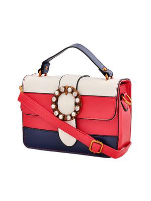 white leatherette sling bag - 14680722 - Standard Image - 4