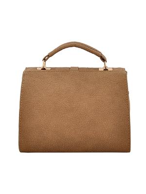 brown leatherette handbag - 14680725 - Standard Image - 2