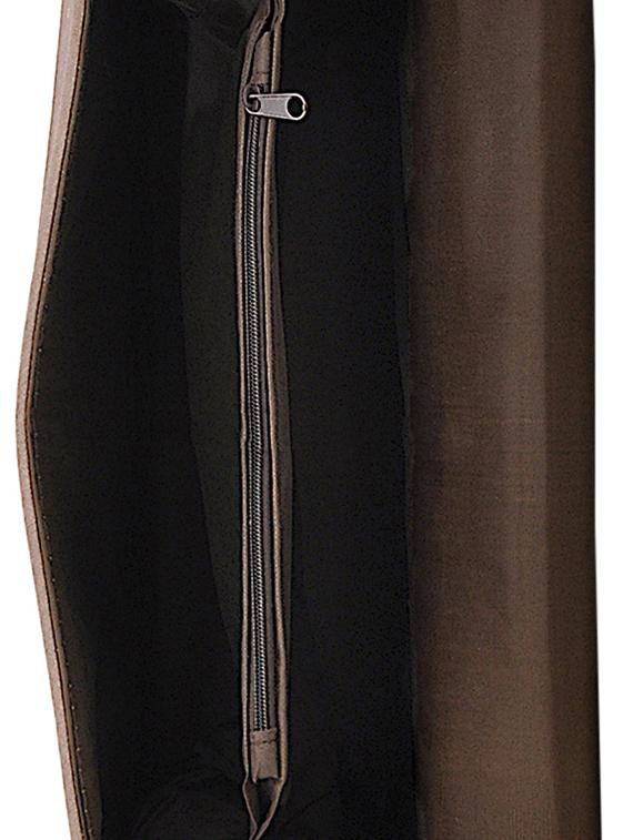 brown leatherette messenger sling bag - 14680728 - Zoom Image - 3