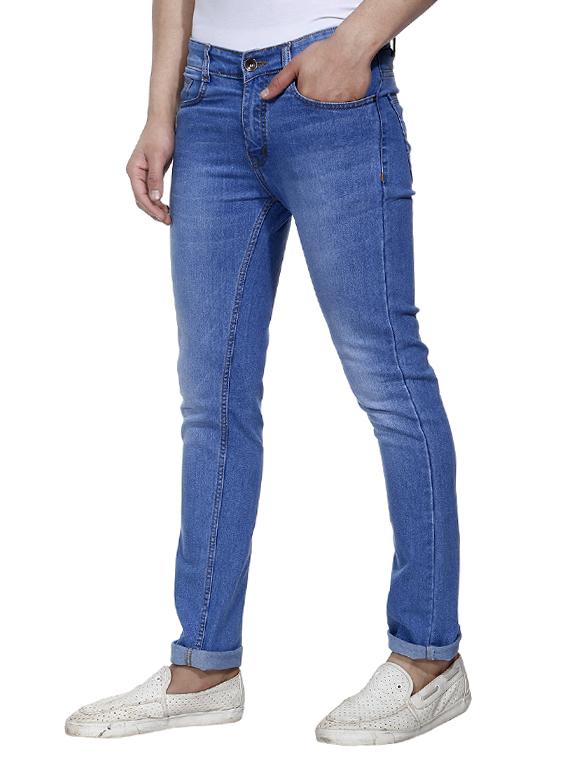 light blue denim washed jeans - 14693612 - Zoom Image - 2