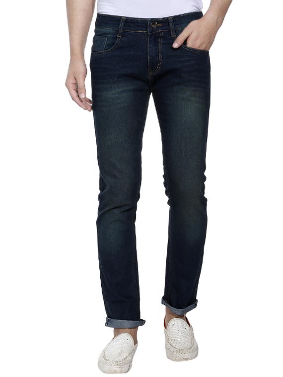 green denim light washed jeans - 14693624 - Zoom Image - 1