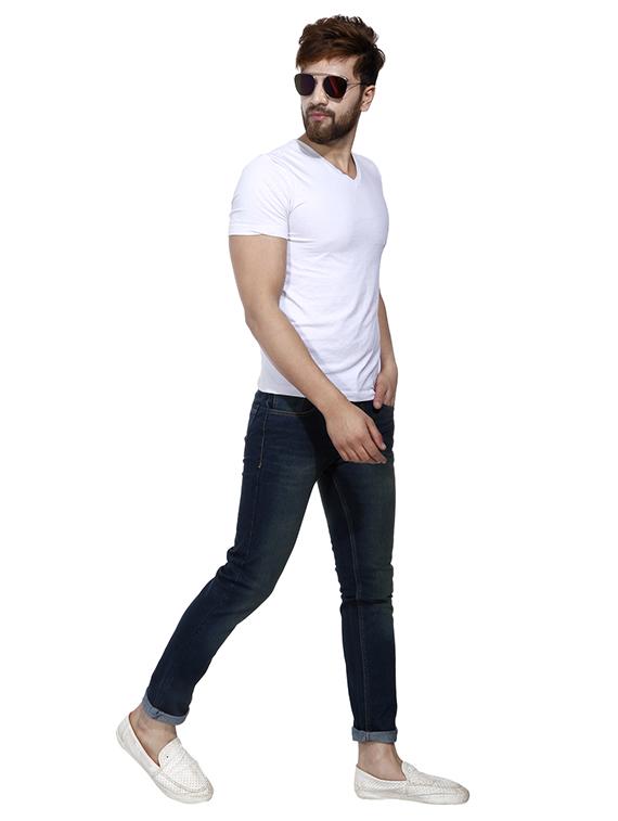 green denim light washed jeans - 14693624 - Zoom Image - 4