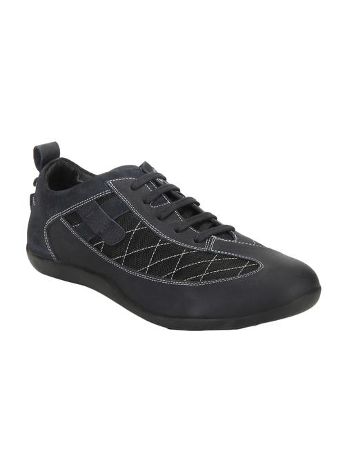 red chief blue leather lace up shoes - 14698249 - Standard Image - 1
