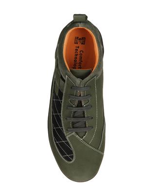 red chief green leather lace up shoes - 14698250 - Standard Image - 4