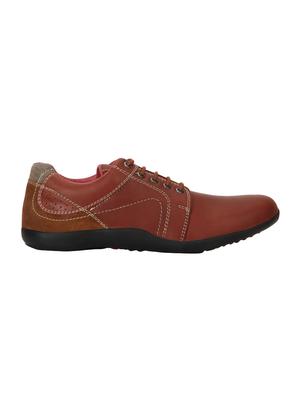 red chief brown leather lace up shoes - 14698253 - Standard Image - 2