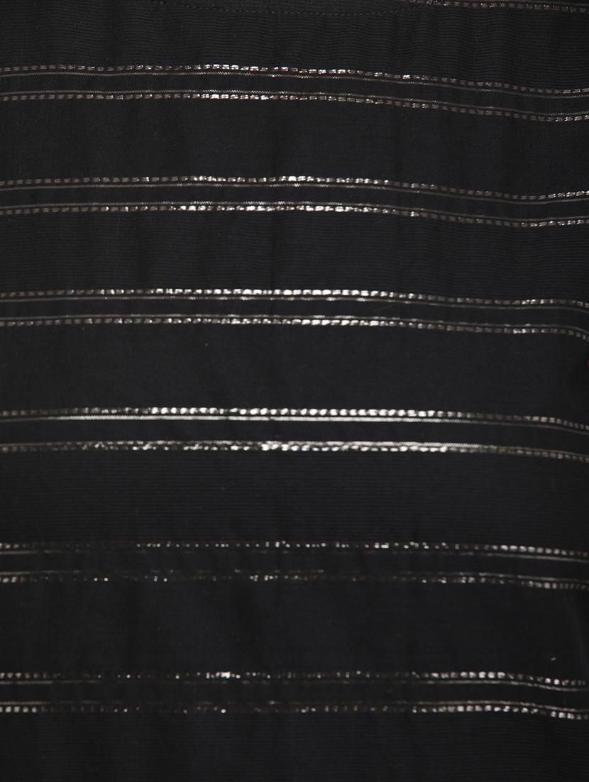 metallic striped bell sleeved top - 14698314 - Zoom Image - 4