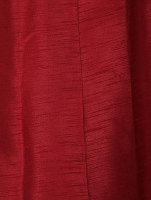 maroon silk blend a-line skirt - 14703857 - Standard Image - 4