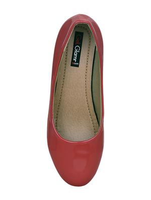maroon slip on pump - 14705310 - Standard Image - 4