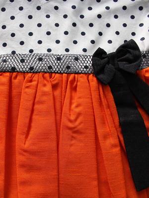 orange cotton frock - 14710040 - Standard Image - 3